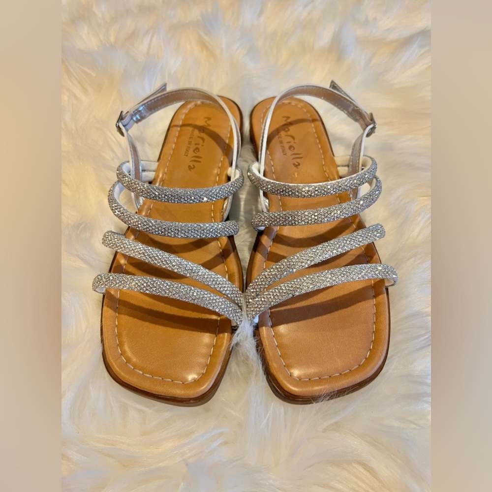 Mariella Made in Italy Glam Cushioned Sandals